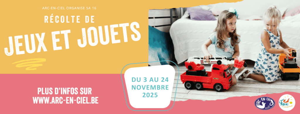 récolte de jouets 2025