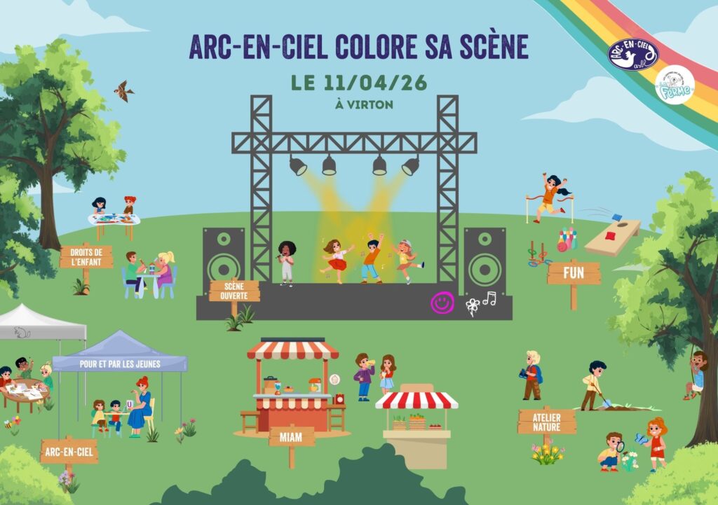 arc en ciel colore sa scène événement gratuit virton